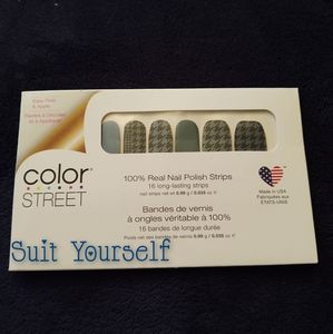 Color Street Suit Yourself Nail Strips - NWT